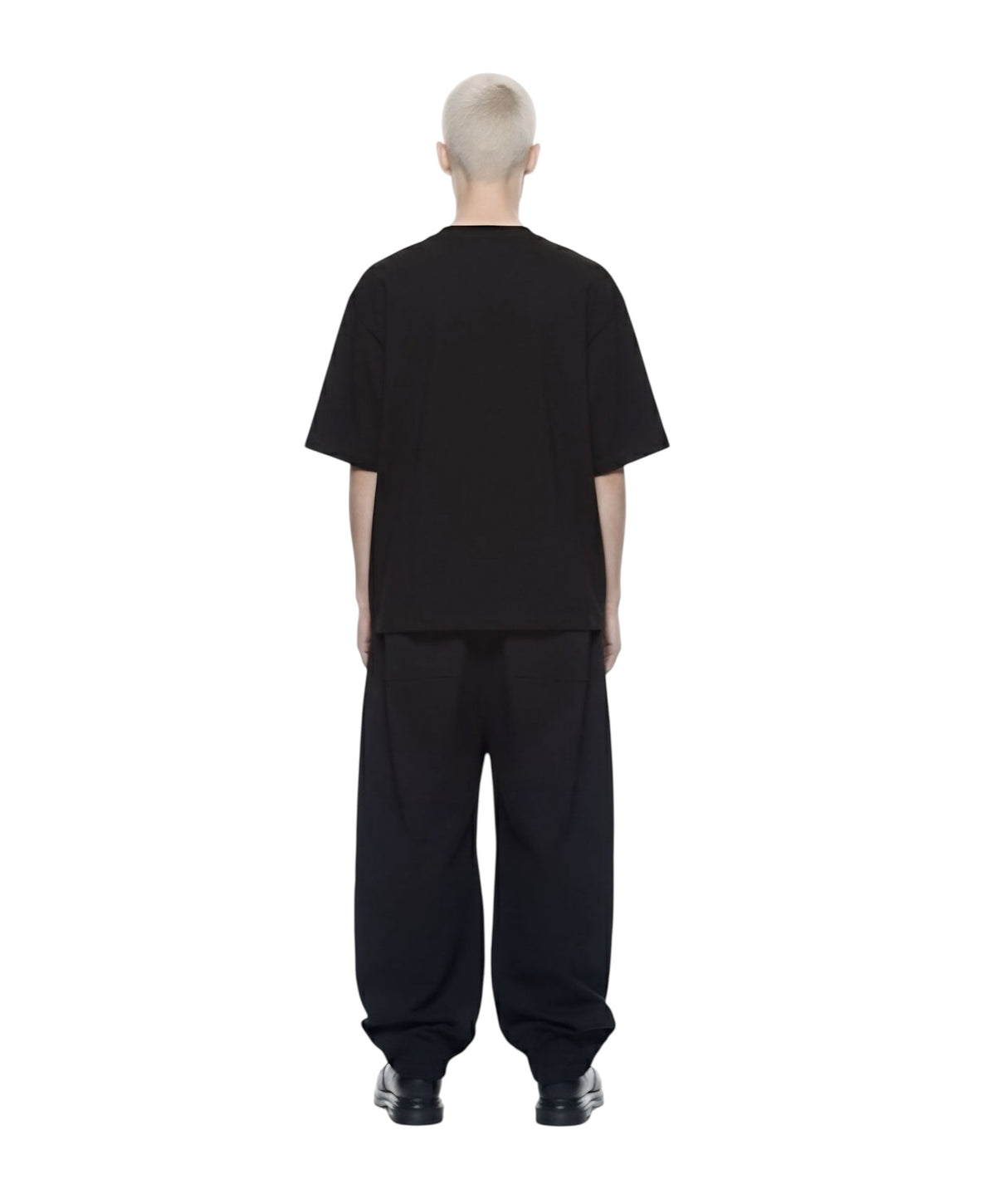 R3UPGARMS - Black Heavyweight Cropped Boxy Tee