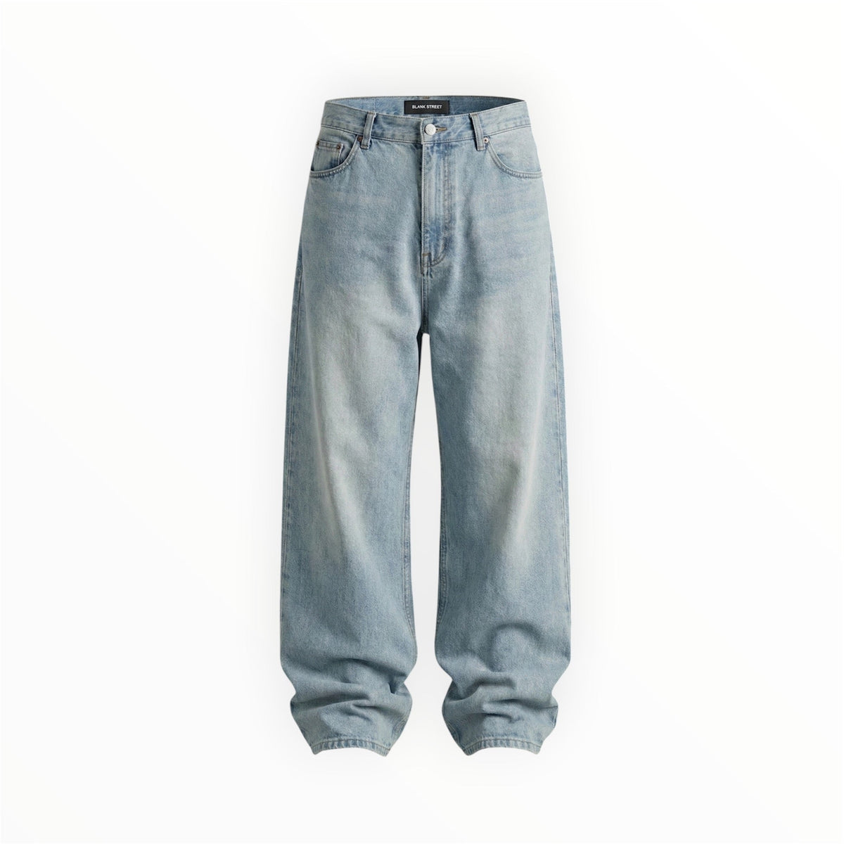 R3UPGARMS - Vintage-Washed Relaxed Wide-Leg Denim