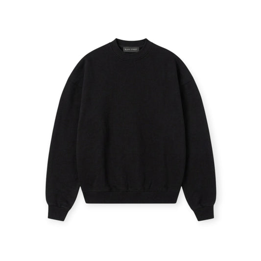 R3UPGARMS - Heavyweight Boxy Sweatshirt in Black