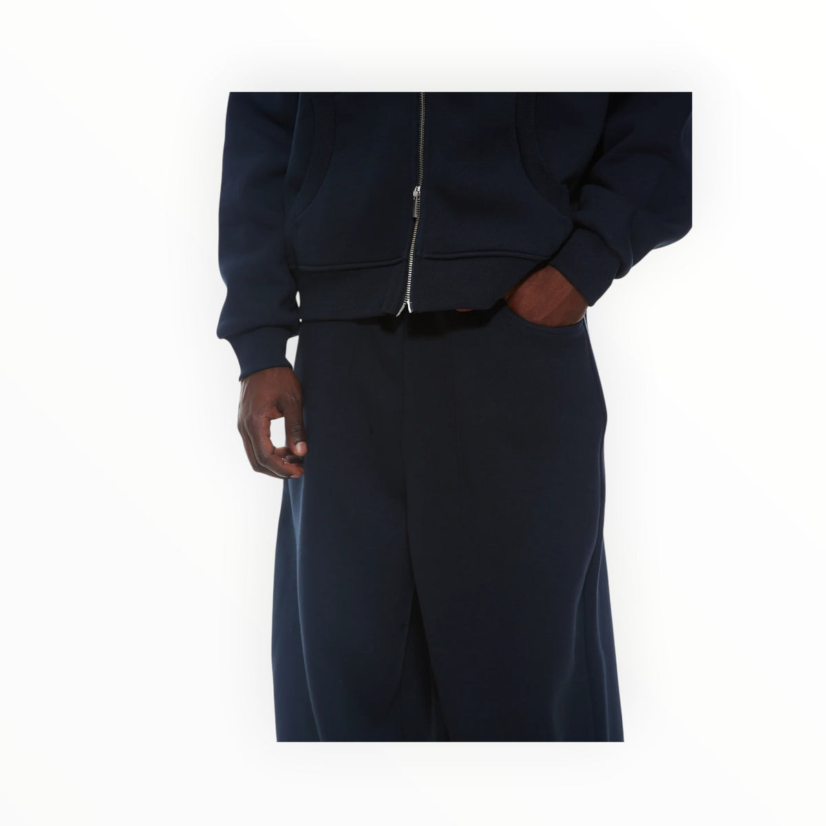 R3UPGARMS - Straight Pant in Navy
