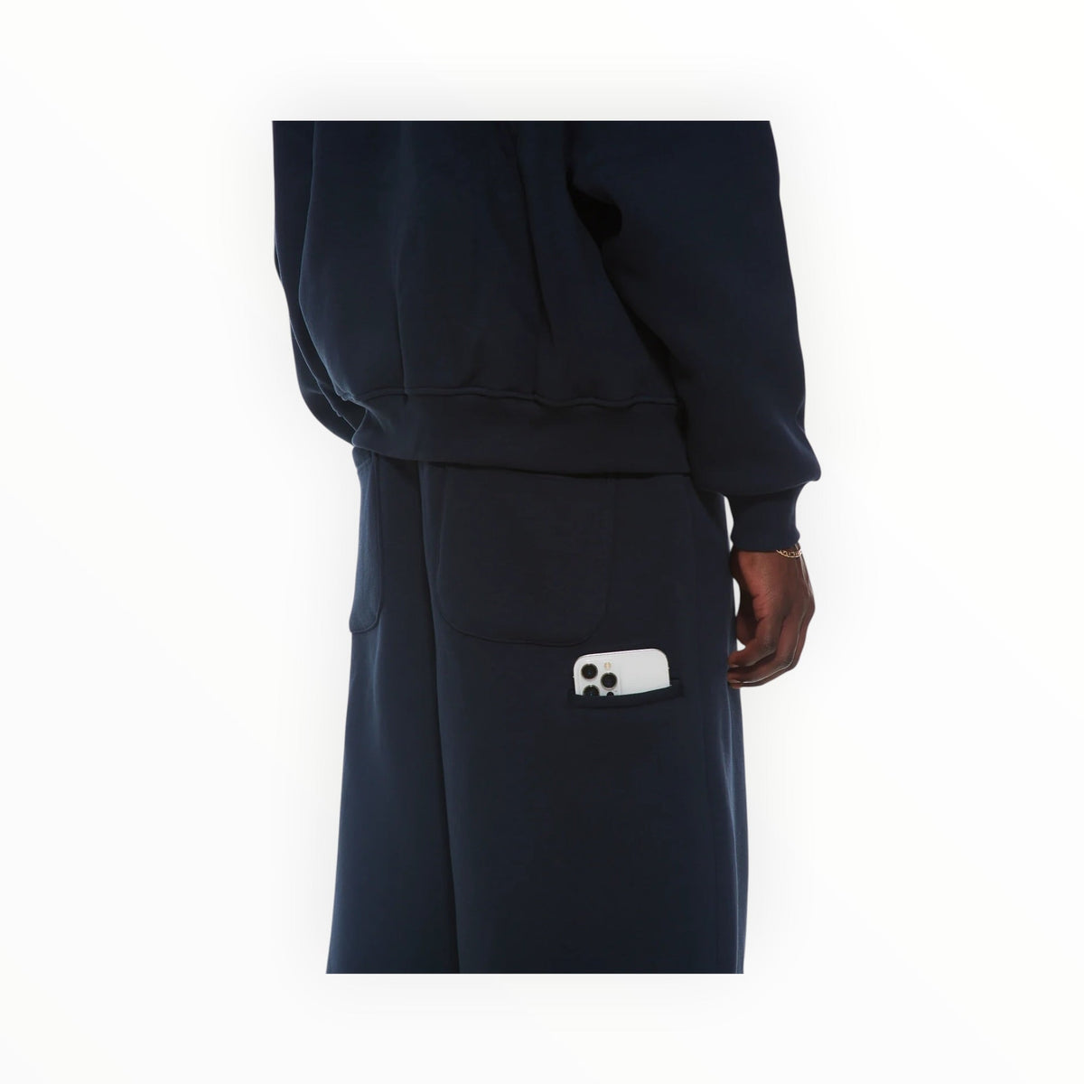 R3UPGARMS - Straight Pant in Navy