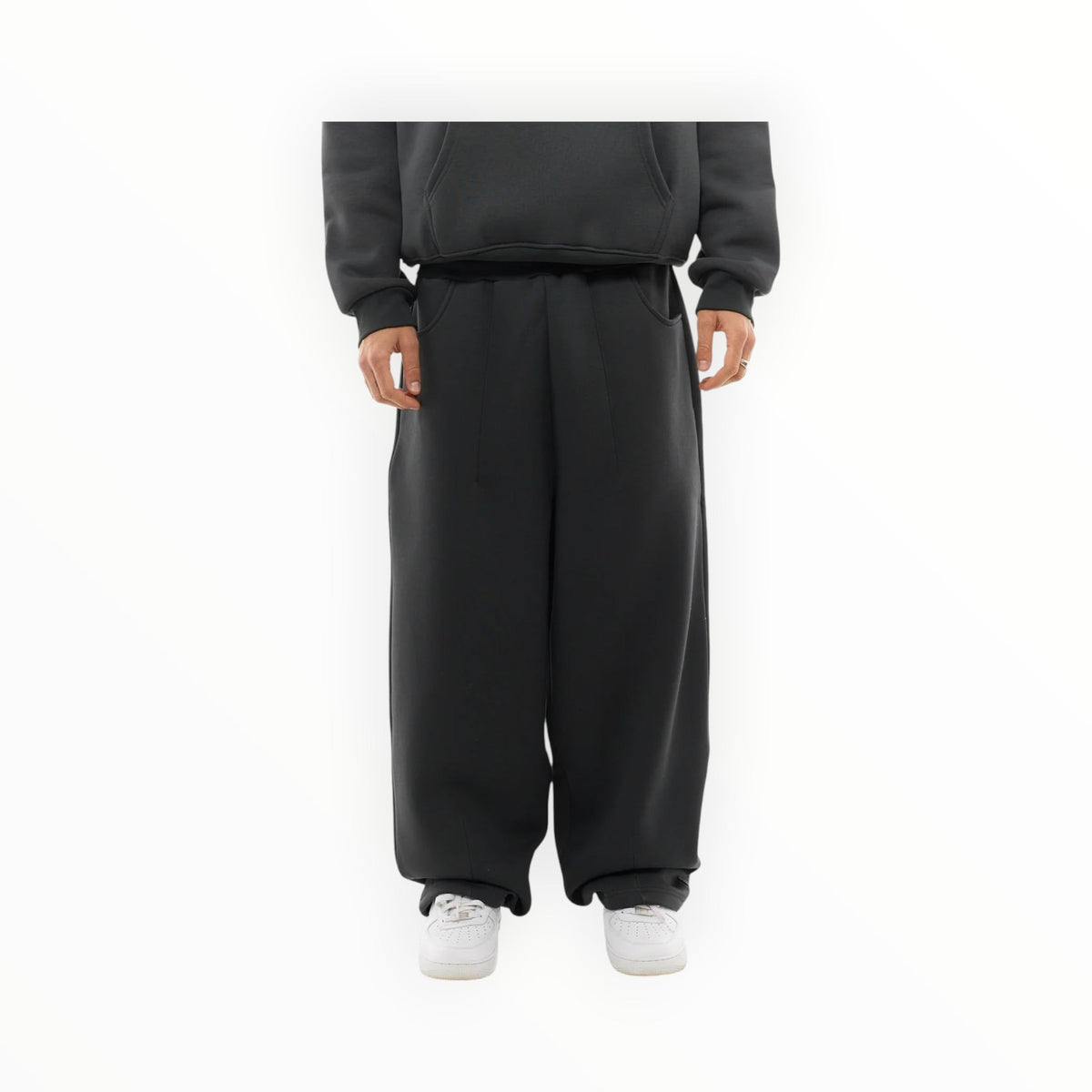 R3UPGARMS - Straight Pant in Charcoal