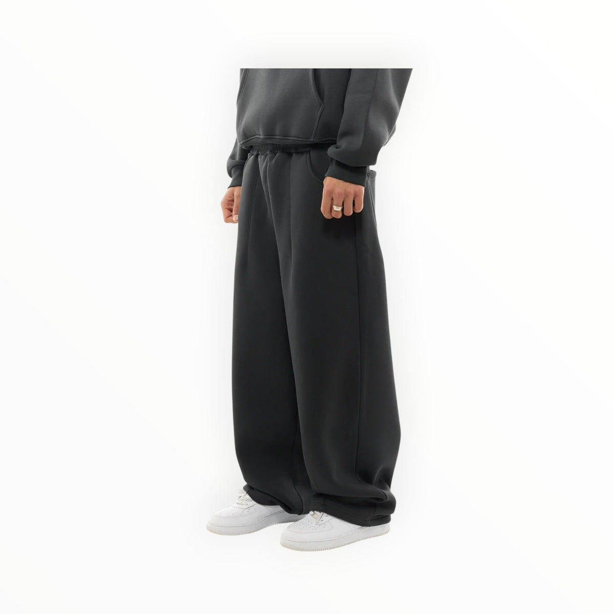 R3UPGARMS - Straight Pant in Charcoal