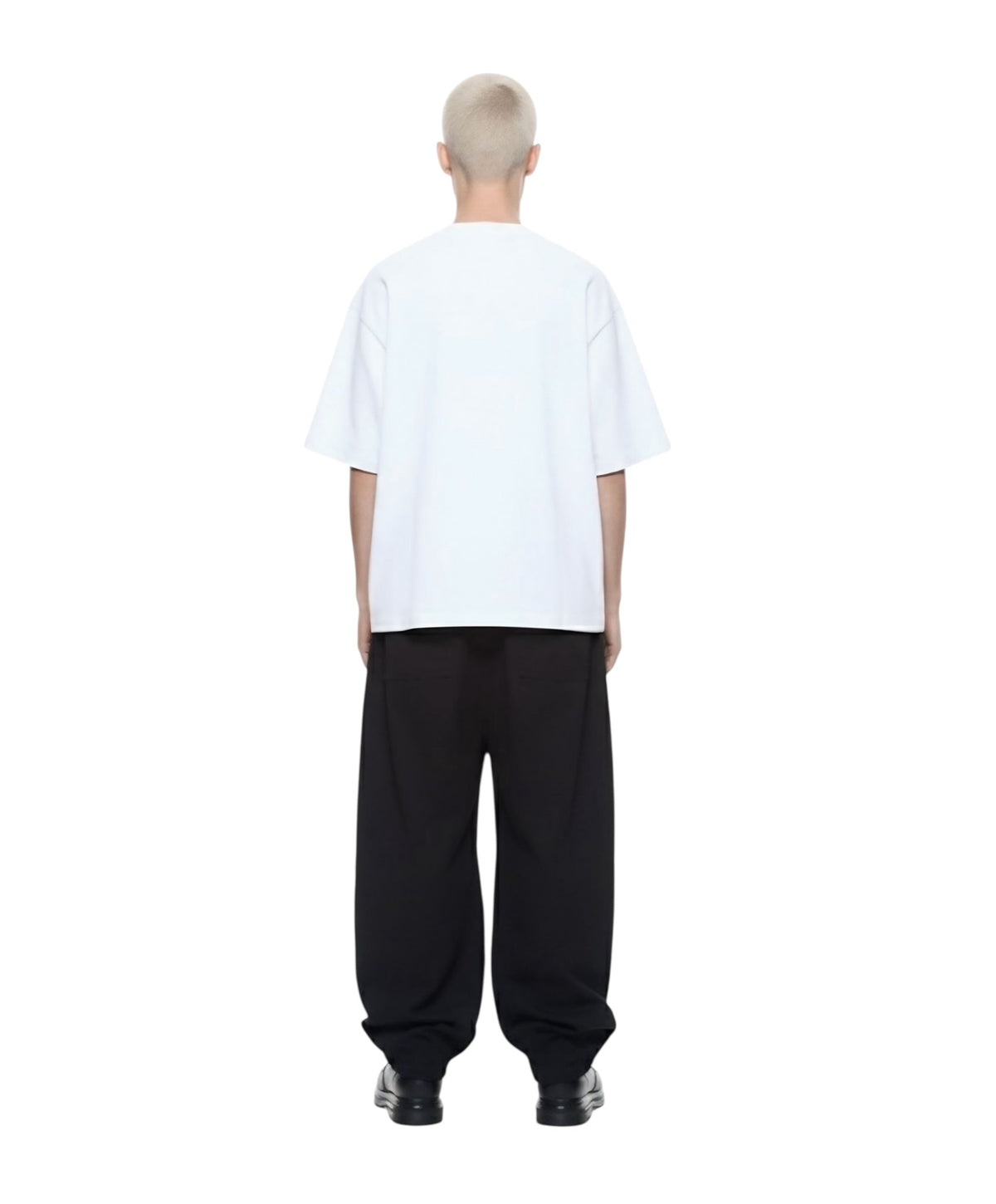 R3UPGARMS - Pure White Heavyweight Cropped Boxy Tee