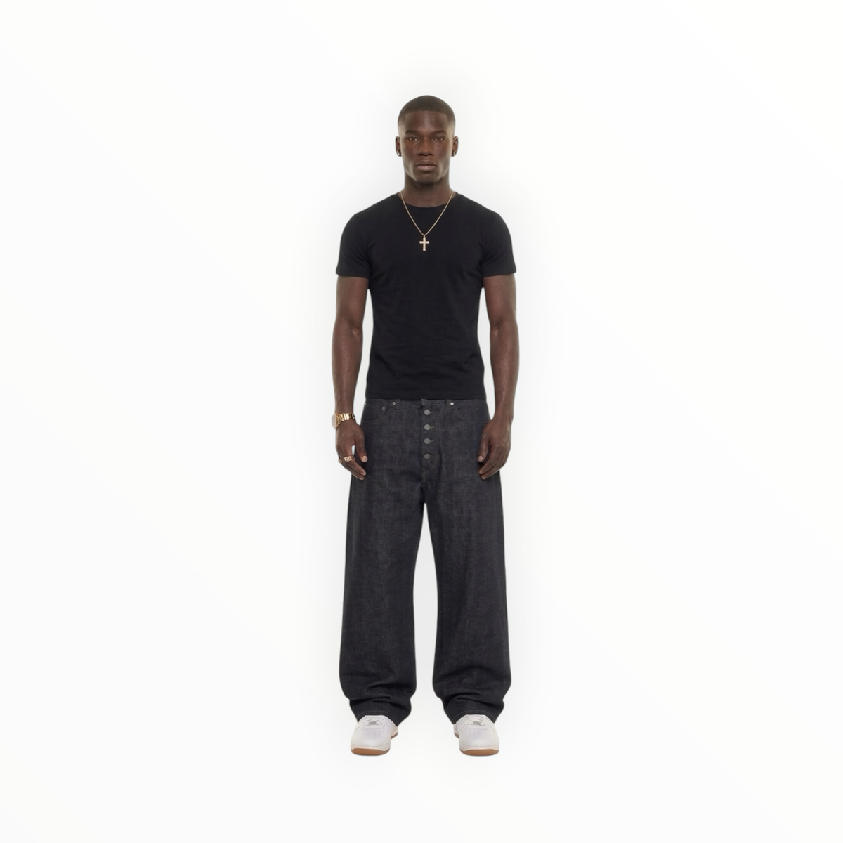 R3UPGARMS - Fitted Tee in Black