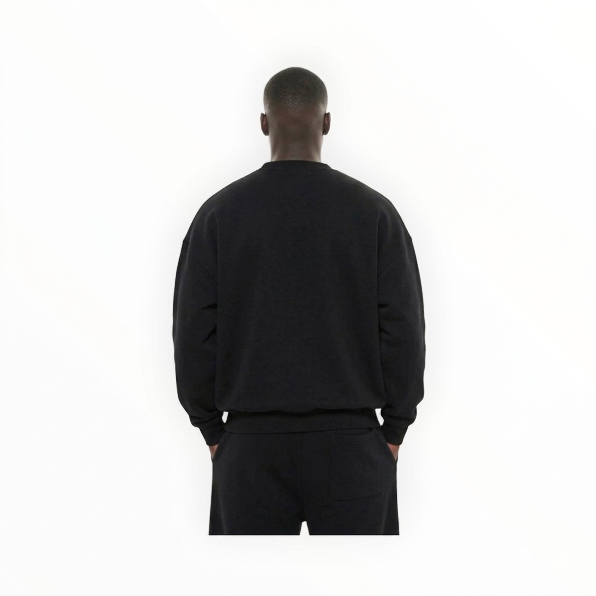 R3UPGARMS - Heavyweight Boxy Sweatshirt in Black