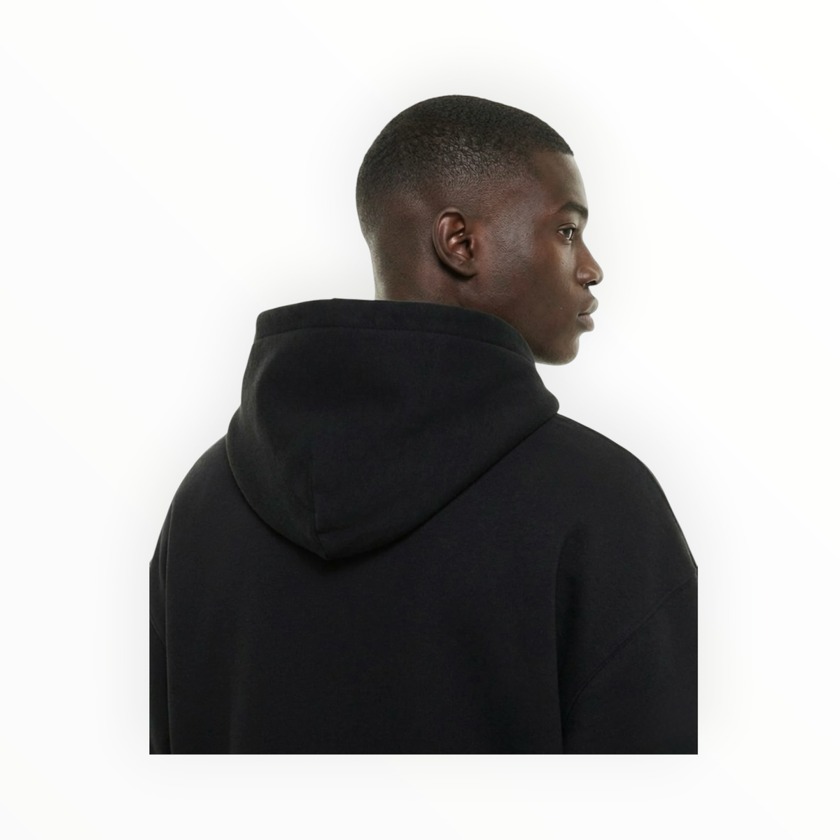 R3UPGARMS - Black Dual-Zip Hoodie