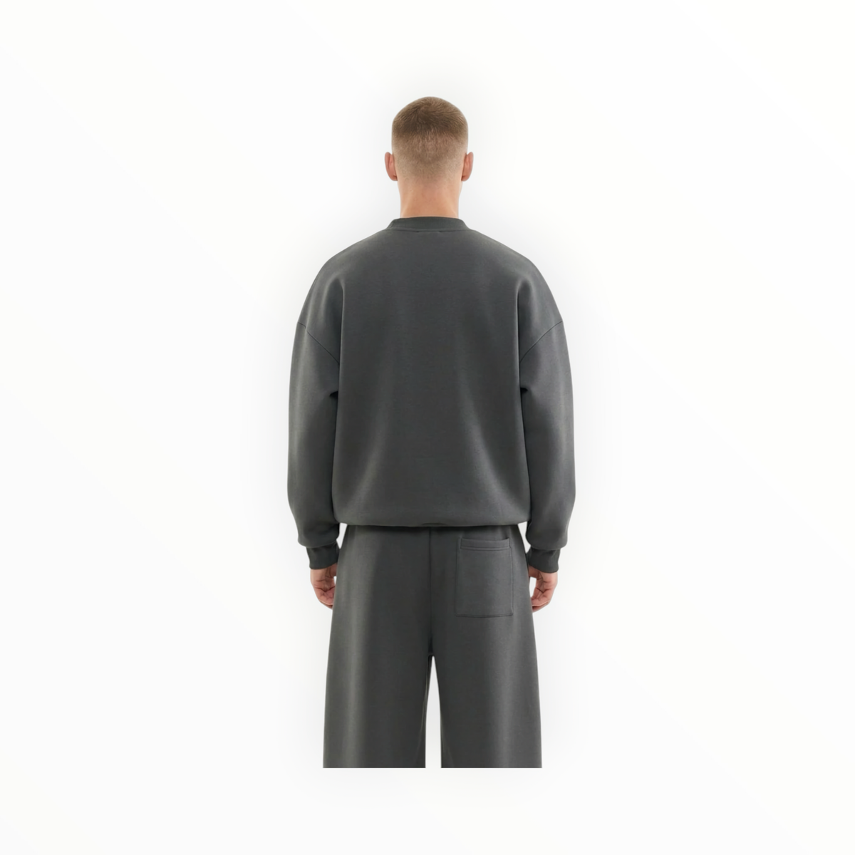 R3UPGARMS - Charcoal Structured Sweatshirt