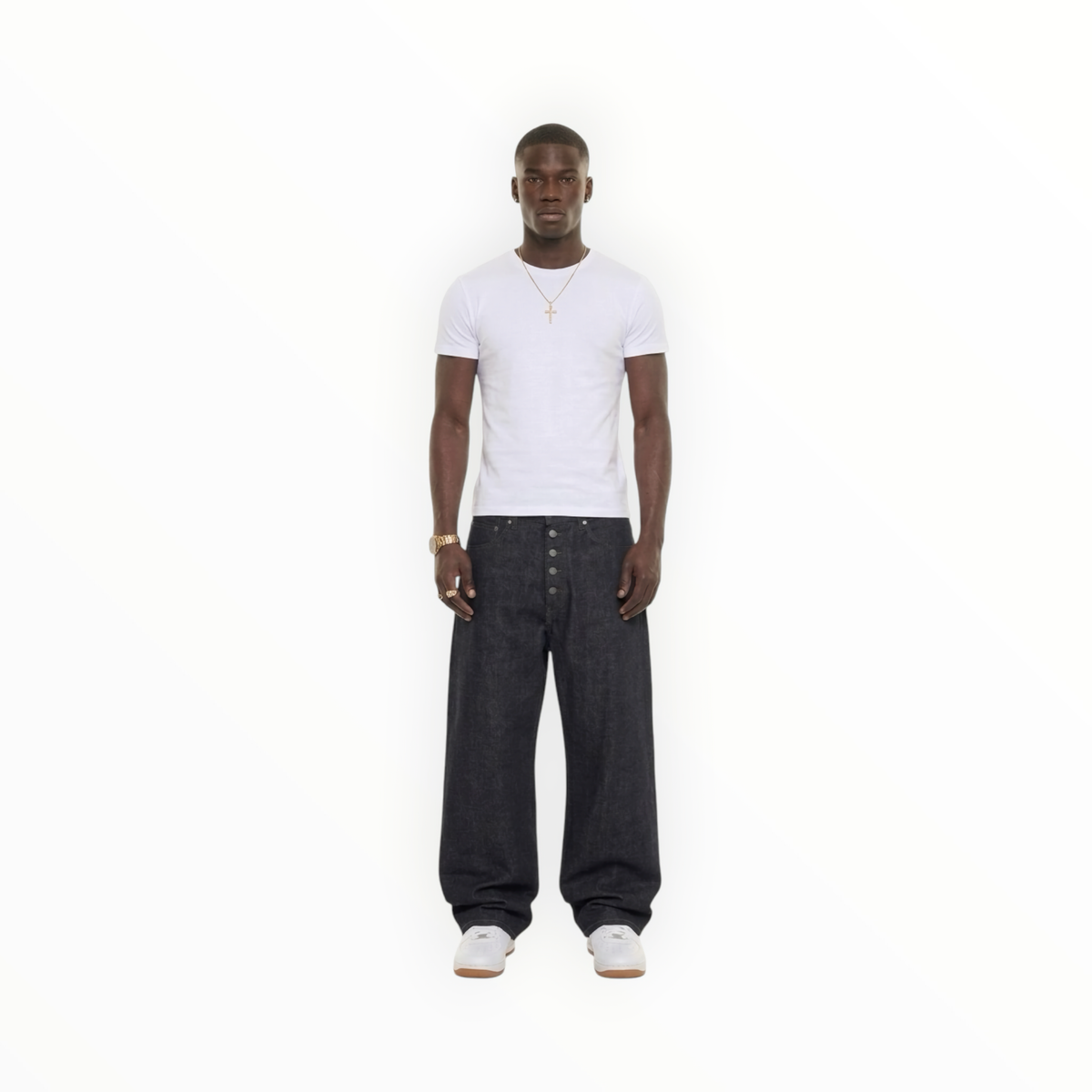R3UPGARMS - Fitted Tee in Pure White